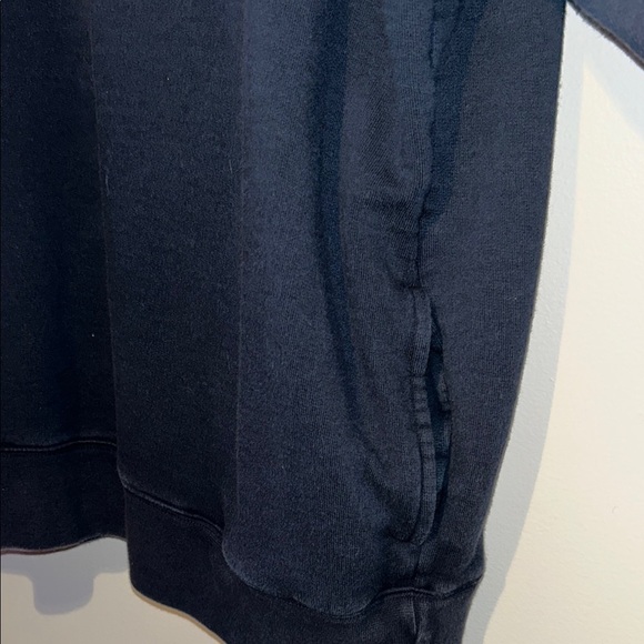 L.L. Bean Navy blue  Zip Up Sweater with High Collar - Picture 3 of 6